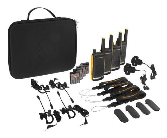 Motorola T82 two-way radios 16 canales 446 - 446.2 MHz Negro, Naranja