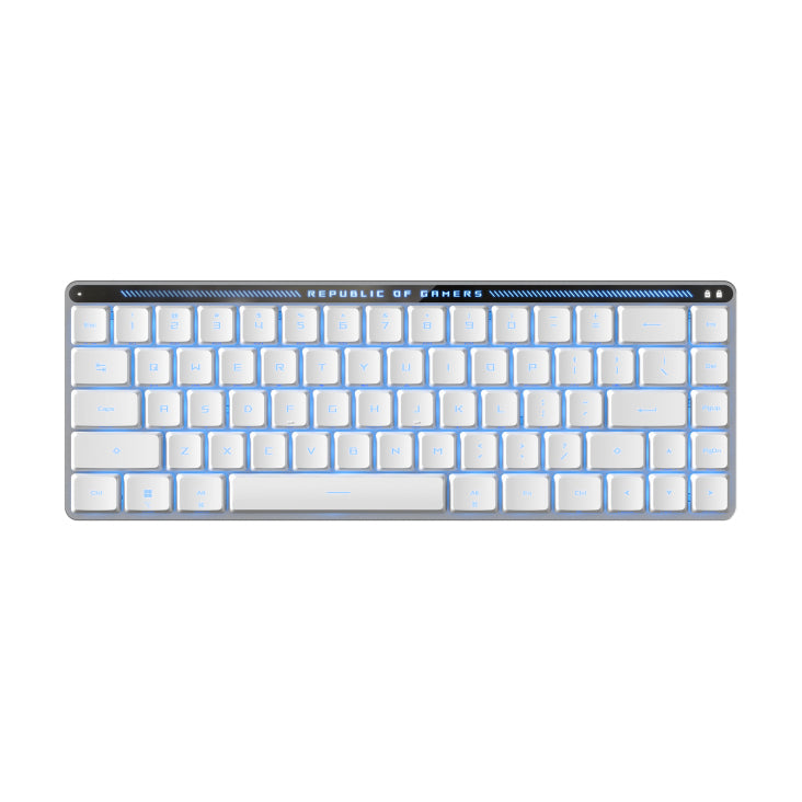 ASUS ROG Falchion RX Low Profile teclado Ratón incluido Juego USB + RF Wireless + Bluetooth Blanco