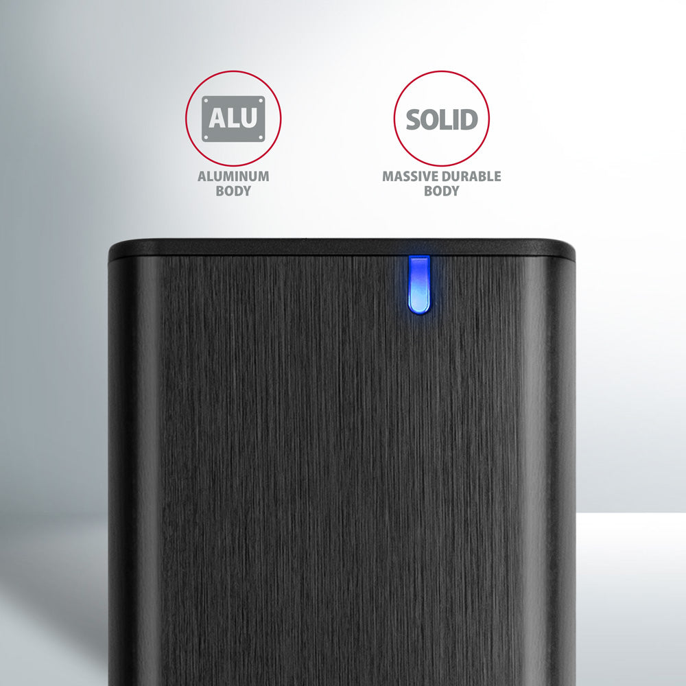 Axagon EEM2-SB2 caja para disco duro externo Caja externa para unidad de estado sólido (SSD) Negro M.2 (5)