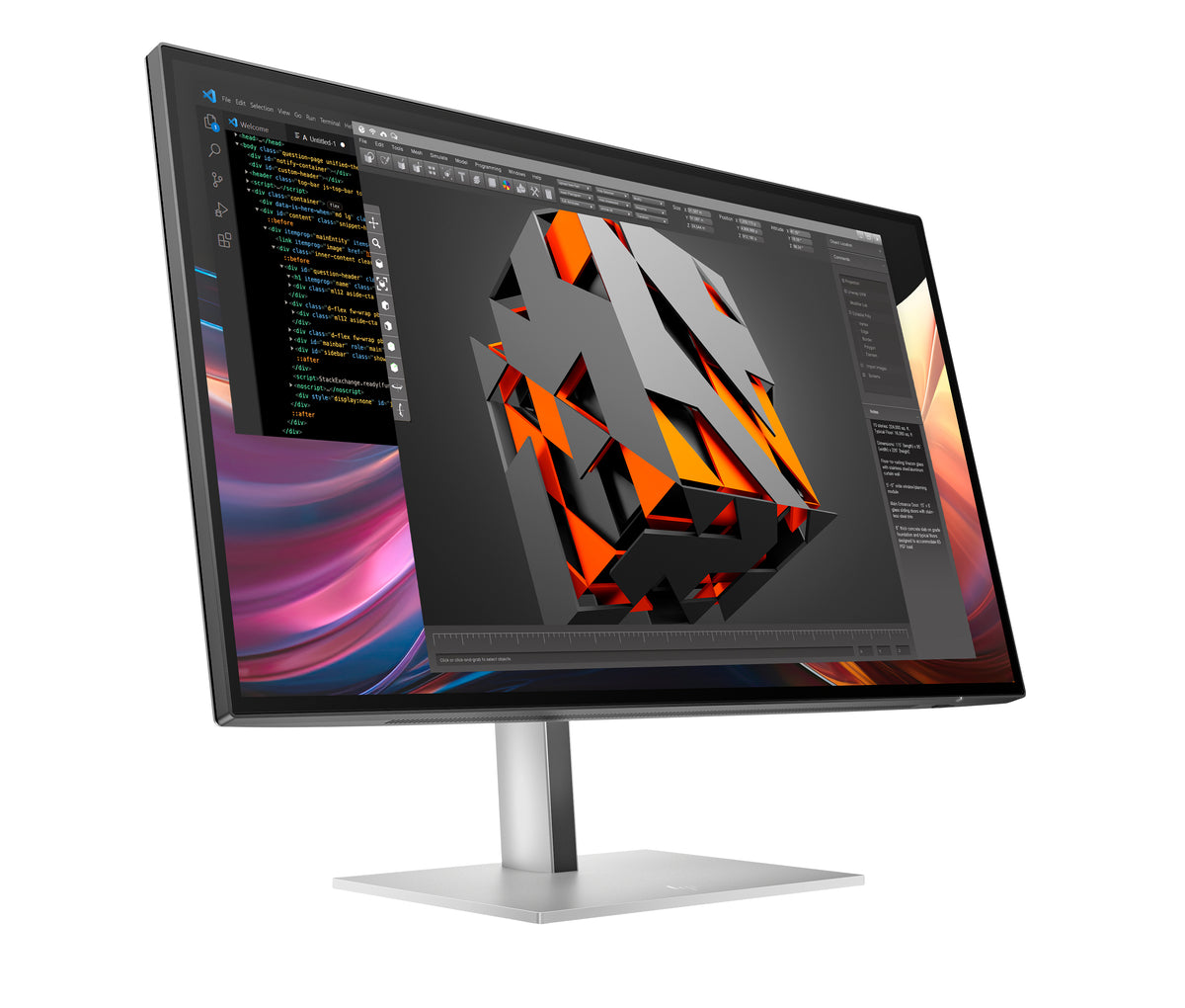 HP Series 7 Pro 727pq pantalla para PC 68,6 cm (27") 2560 x 1440 Pixeles Quad HD LCD Plata (6)