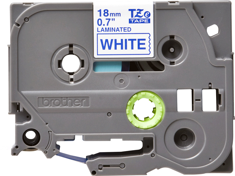 Brother TZE-243 cinta para impresora de etiquetas Azul sobre blanco (5)