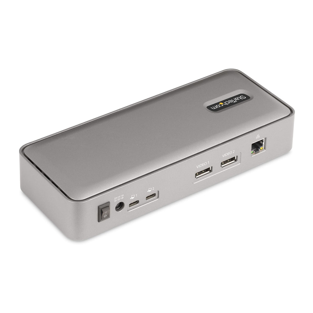 StarTech.com 129UE-USBC-KVM-DOCK interruptor KVM Plata (2)