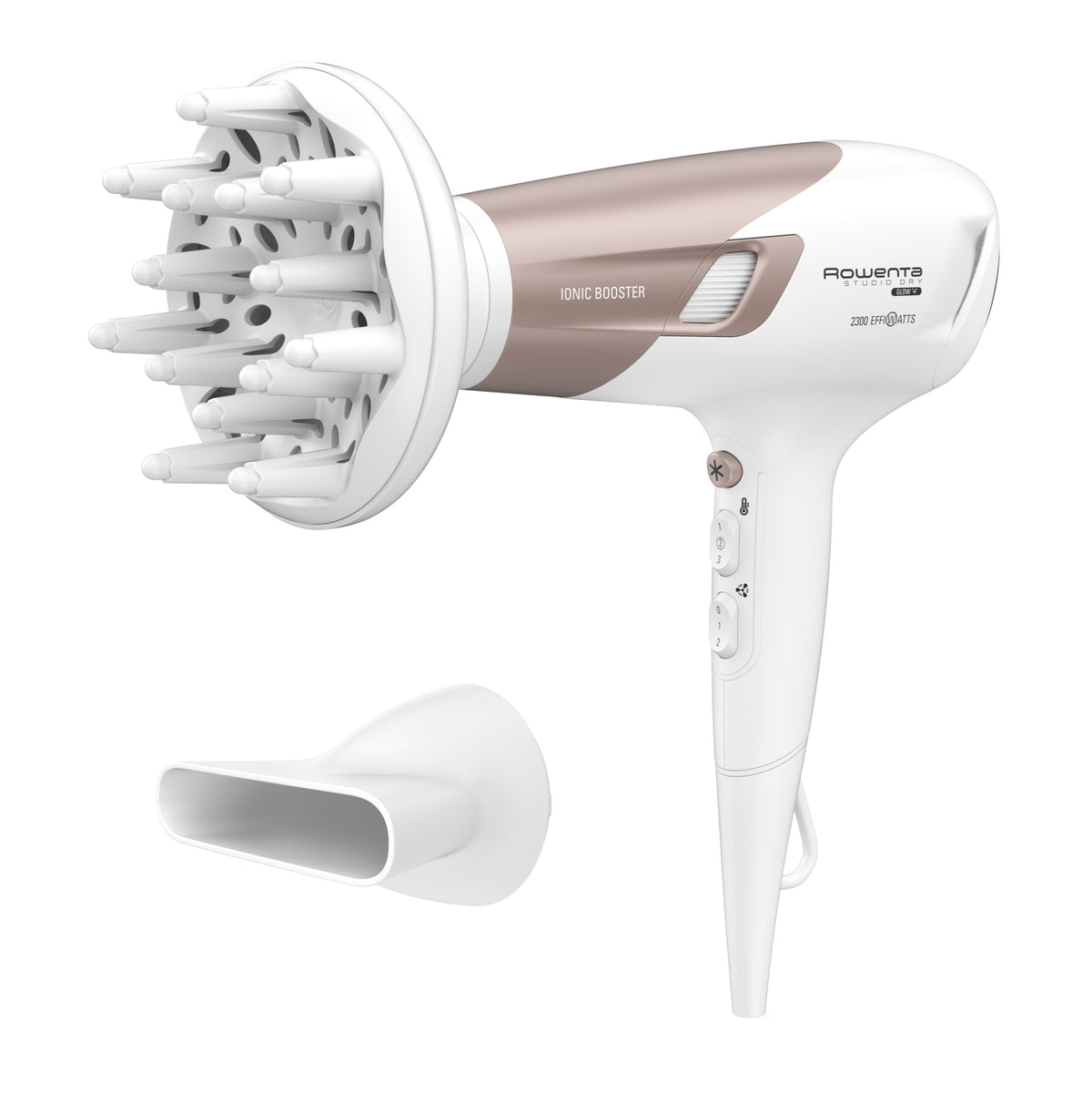 Rowenta Studio Dry CV5830 secador 2300 W Beige, Blanco