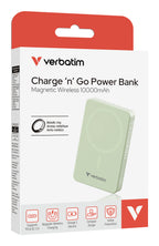Verbatim Charge 'n' Go Essentials 10000 mAh Cargador inalámbrico Verde