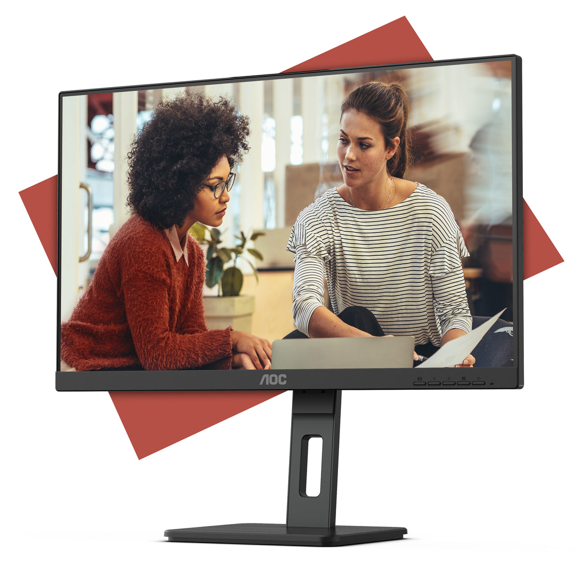 AOC E3 27E3QAF pantalla para PC 68,6 cm (27") 1920 x 1080 Pixeles Full HD LED Negro (4)