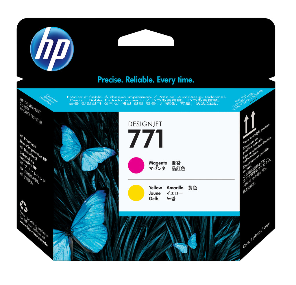 HP 771 Magenta/Yellow DesignJet Printhead cabeza de impresora Inyección de tinta térmica (2)