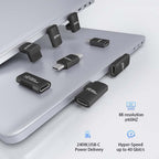 Microconnect USB4-CCFA-240W cable USB USB4 Gen 3x2 0 m USB C Negro (4)