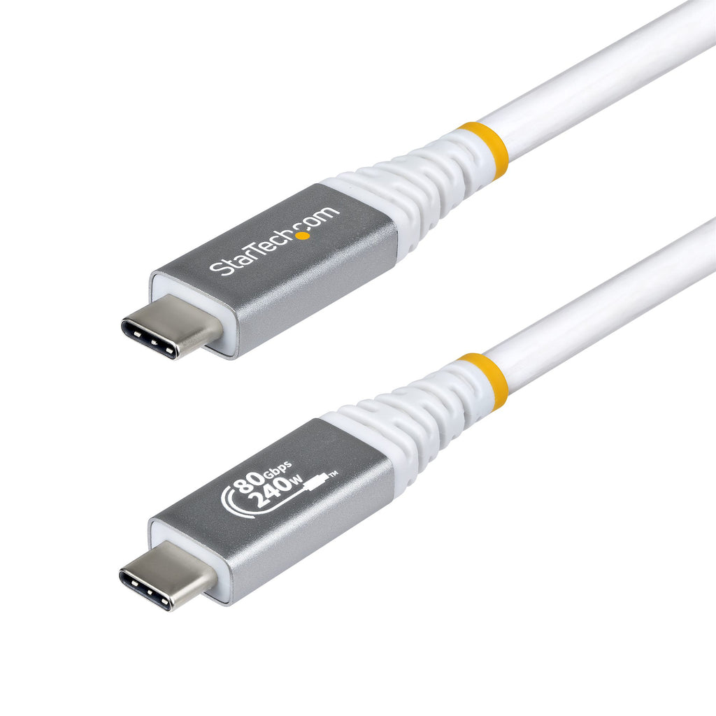 StarTech.com CC1M80GUSB4CABLEW cable USB USB4 Gen 4x2 USB C 80 Gbit/s (2)