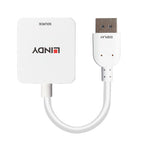 Lindy 38303 adaptador de cable de vídeo 0,095 m HDMI tipo A (Estándar) DisplayPort Blanco (3)