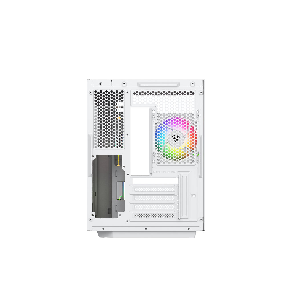 VIDA EDGE MINI MATX ARGB WHITE CASE Cubo Blanco (3)