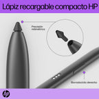 HP Slim RECHBL Pen lápiz digital 13,9 g Gris (9)