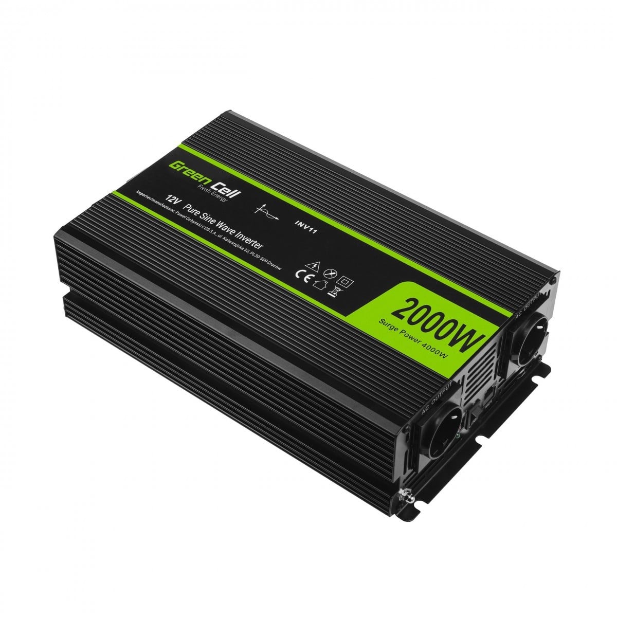 Green Cell INV11 adaptateur de puissance & onduleur Auto 12 W (5)