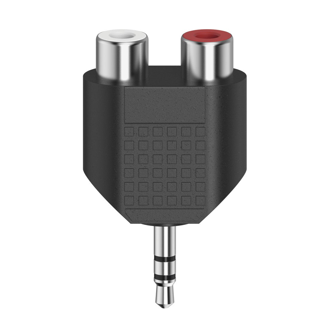 Hama 00205187 cambiador de género para cable 3.5mm 2 x RCA Negro, Plata