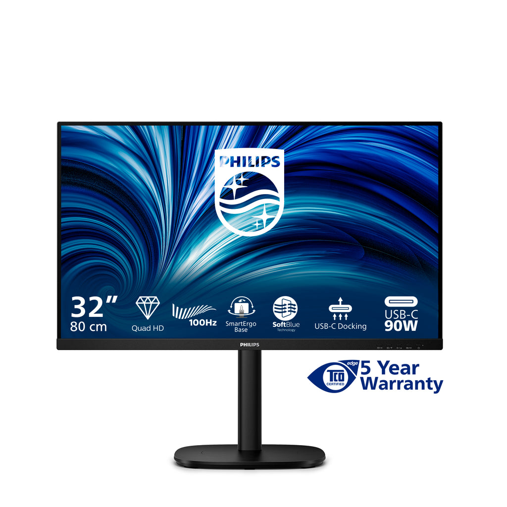 Philips 32B2U3601/00 pantalla para PC 31.5" 2560 x 1440 Pixeles Quad HD LCD