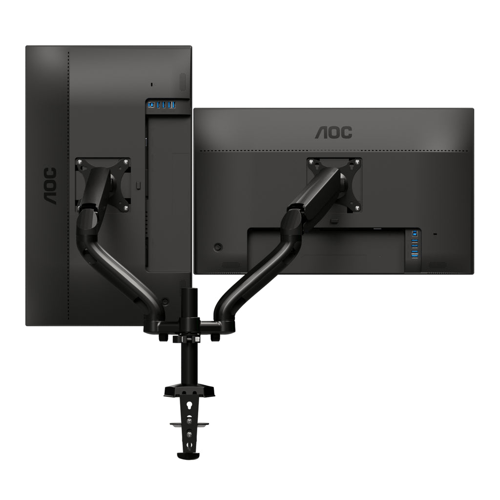 AOC AD110D0 soporte para monitor 81,3 cm (32") Escritorio Negro (4)
