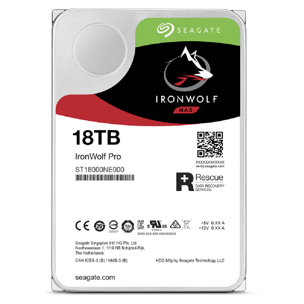 Seagate IronWolf Pro ST18000NT001 disco duro interno 18 TB 7200 RPM 256 MB 3.5" (5)