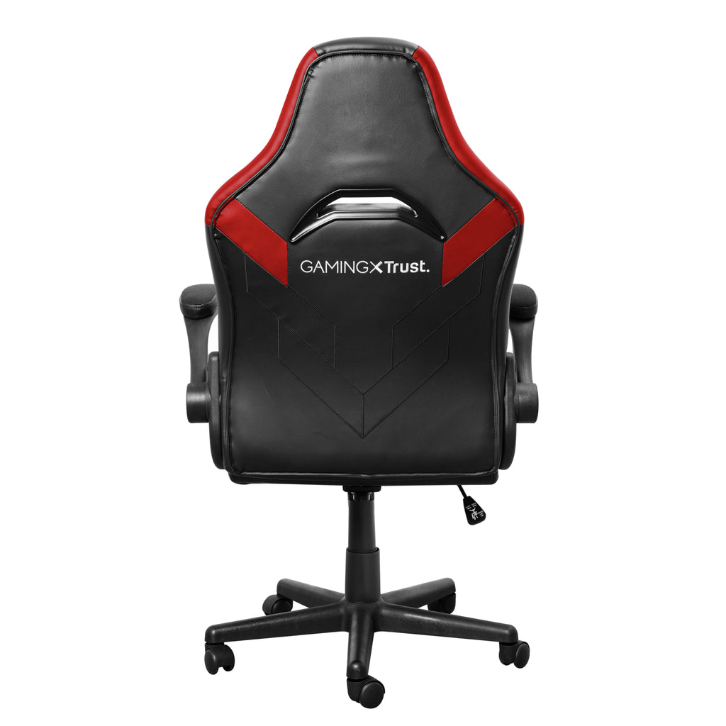 Trust GXT 703 Riye Silla para videojuegos de PC Asiento acolchado Negro, Rojo (5)