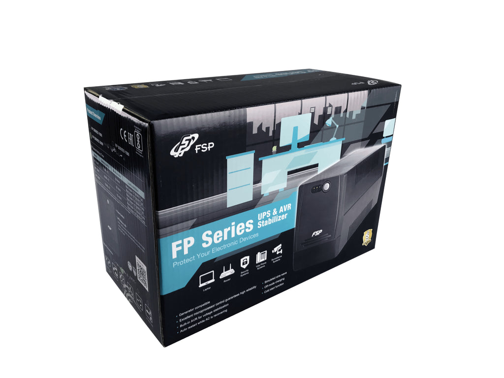 FSP FP 1500 sistema de alimentación ininterrumpida (UPS) Línea interactiva 1,5 kVA 900 W 4 salidas AC (6)