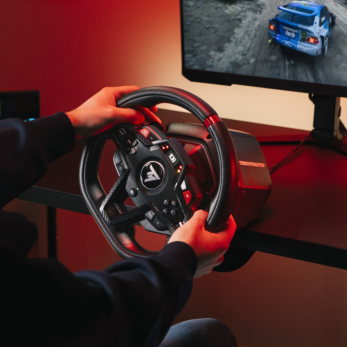 Thrustmaster T248R Negro USB Volante + Pedales Analógico/Digital PC, Playstation