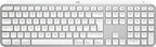 Logitech Master MX Keys S for Mac teclado Oficina RF Wireless + Bluetooth QWERTY Internacional de EE.UU. Aluminio, Blanco (2)