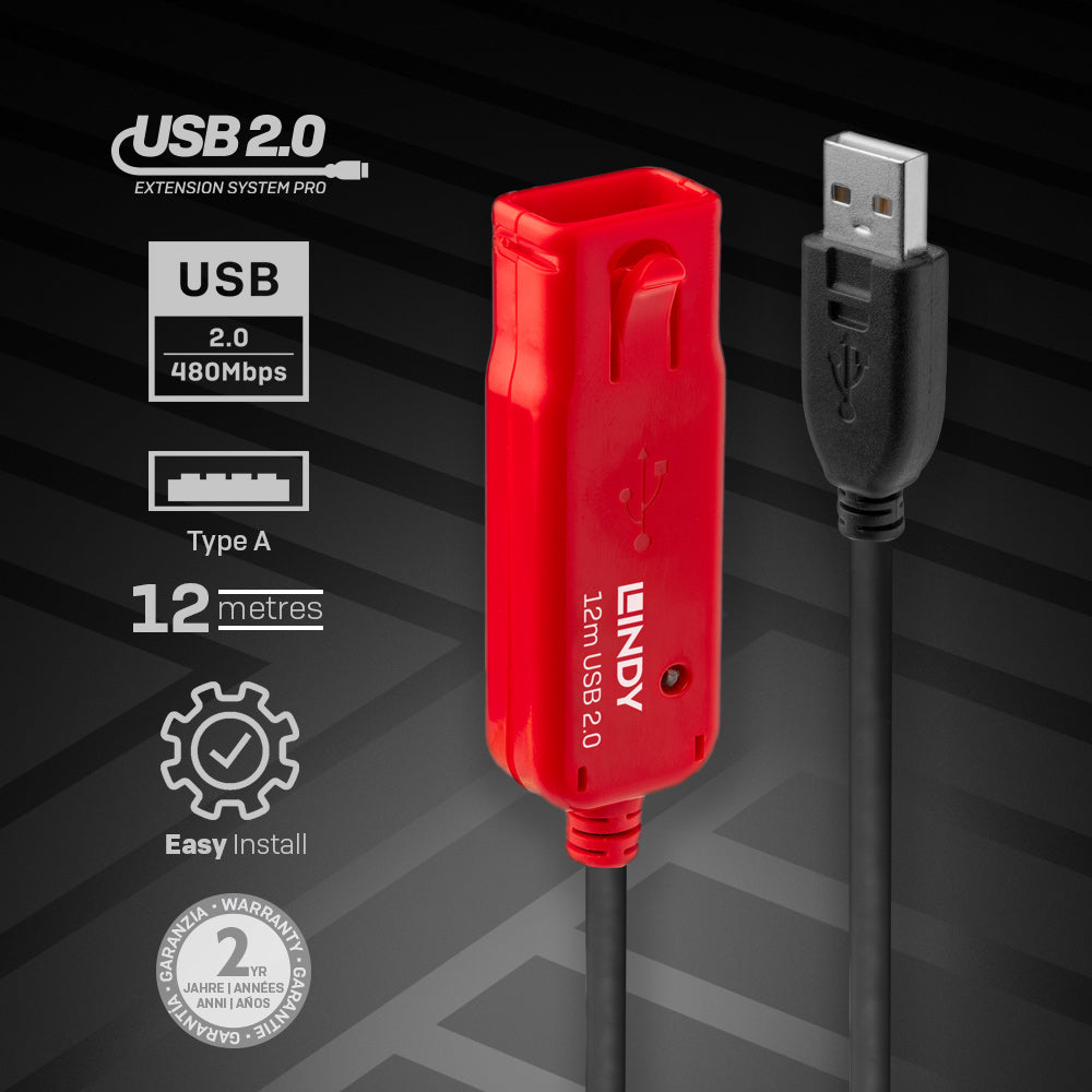 Lindy 42783 hub de interfaz 480 Mbit/s Negro (4)