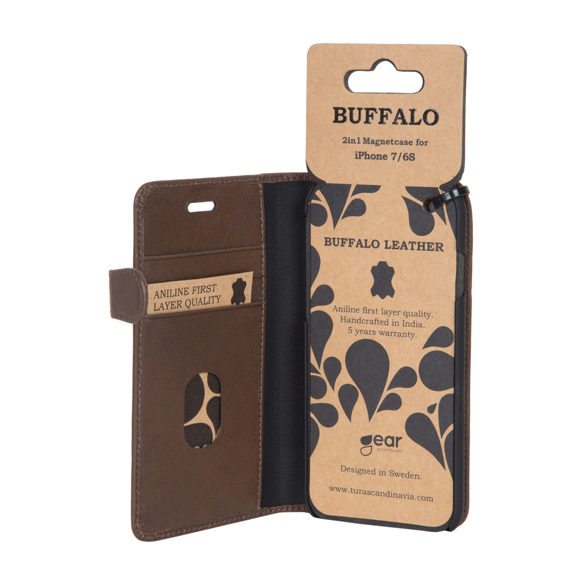 Buffalo 657530 funda para teléfono móvil 4.7" Folio Marrón