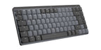 Logitech Master MX Mechanical Mini for Mac teclado Oficina RF Wireless + Bluetooth QWERTY Internacional de EE.UU. Gris (3)