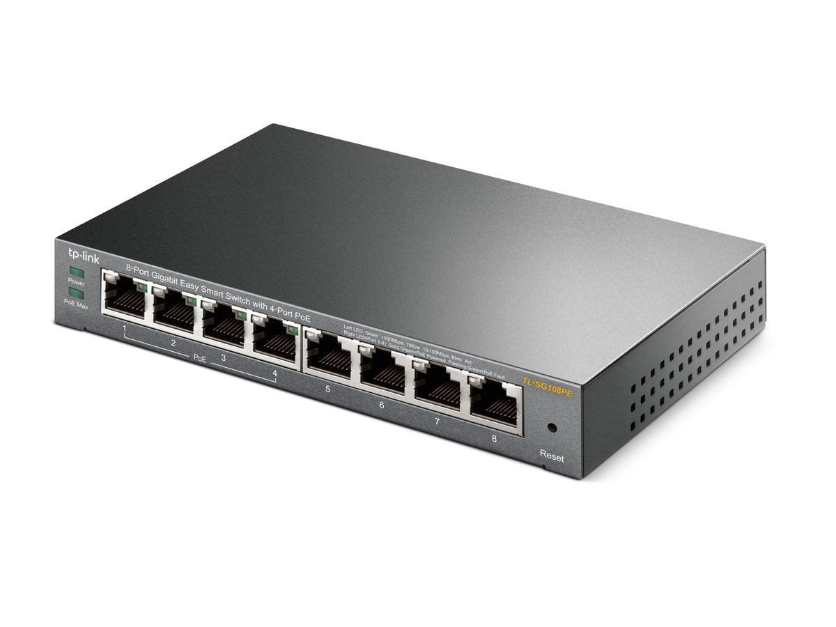 TP-Link TL-SG108PE Gestionado L2 Gigabit Ethernet