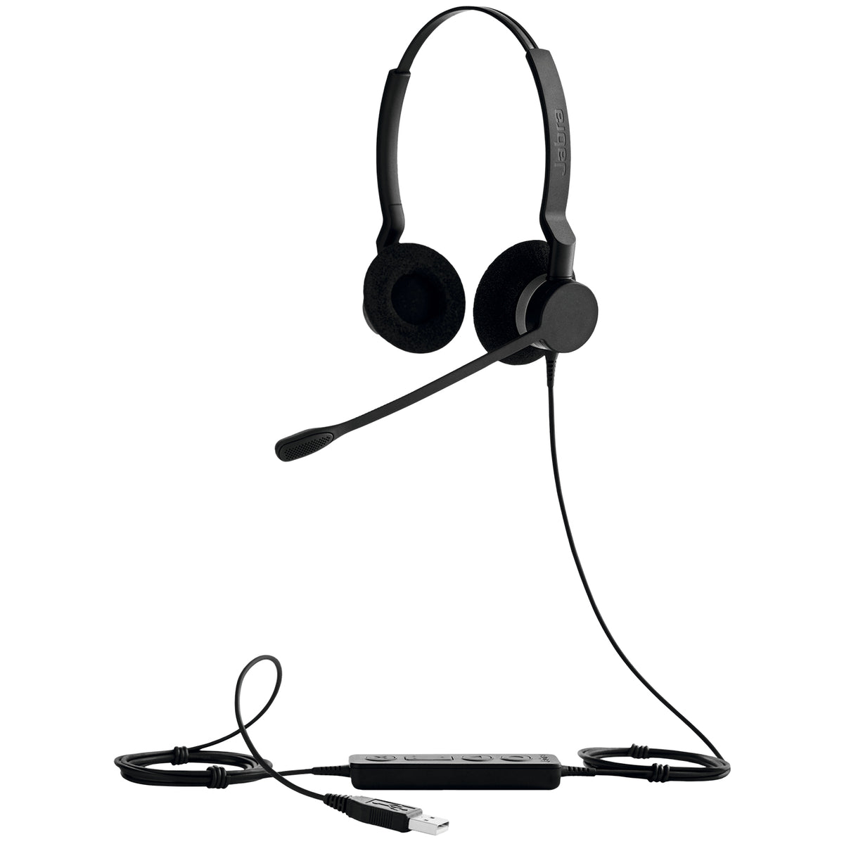 Jabra Biz 2300 Auriculares Alámbrico Diadema Oficina/Centro de llamadas USB tipo A Negro (4)