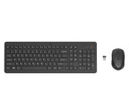 HP 300 Wireless Mouse and Keyboard Combination teclado Ratón incluido Universal RF inalámbrico Negro (2)