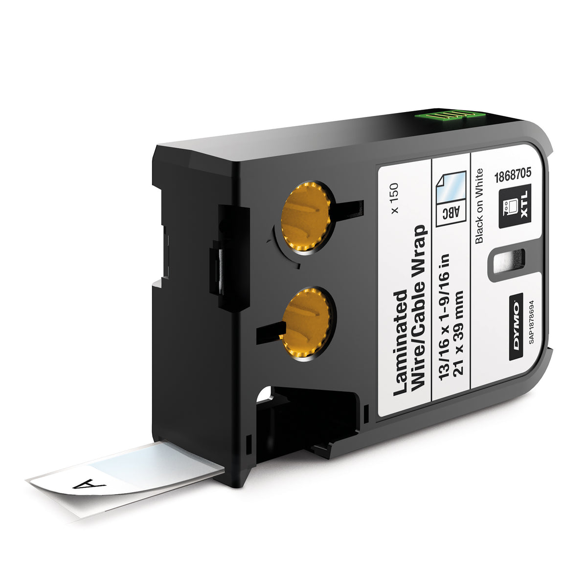 DYMO 1868705 cinta para impresora de etiquetas Negro sobre blanco