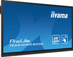 iiyama TE6512MIS-B3AG pantalla de señalización Diseño de quiosco 165,1 cm (65") LCD Wifi 400 cd / m² 4K Ultra HD Negro Pantalla táctil Procesador incorporado Android 11 24/7 (3)