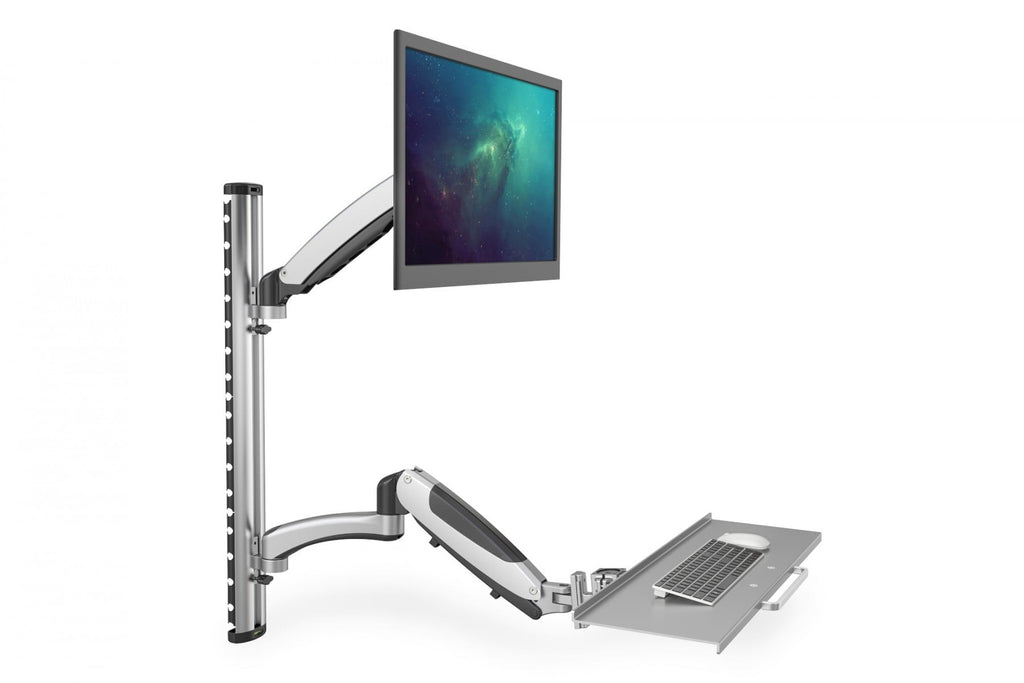 Digitus DA-90354 support d'écran plat pour bureau 68,6 cm (27") Mur Argent (2)