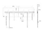 Multibrackets 3977 soporte para pantalla de señalización 165,1 cm (65") Negro (6)