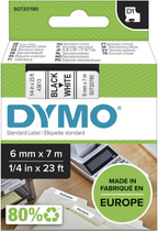 Cinta D1 Dymo LM 6mmx7m blanco S0720780