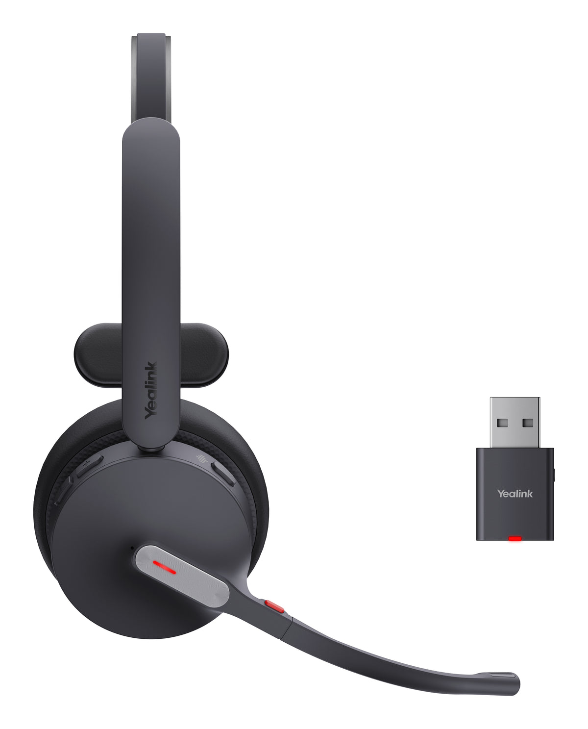 Yealink WH64 Hybrid Mono UC Auriculares Inalámbrico Diadema Oficina/Centro de llamadas MicroUSB Bluetooth Negro (3)