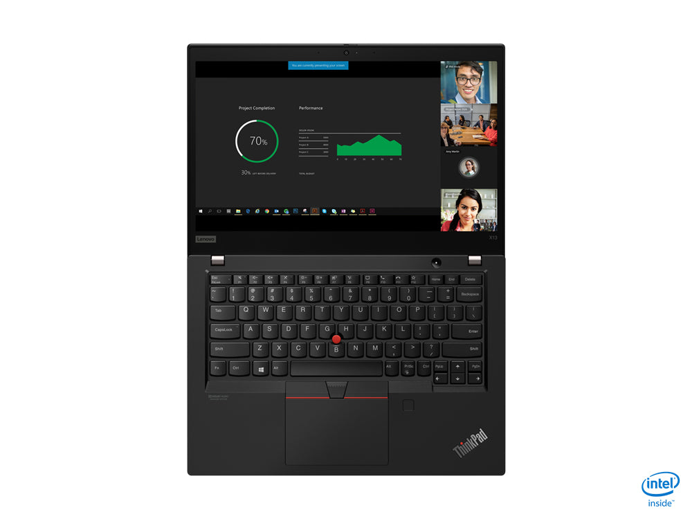 Lenovo ThinkPad X13 Gen 1 (Intel) Intel® Core™ i5 i5-10210U Portátil 33,8 cm (13.3") Full HD 8 GB DDR4-SDRAM 256 GB SSD Wi-Fi 6 (802.11ax) Windows 10 Pro Negro (5)