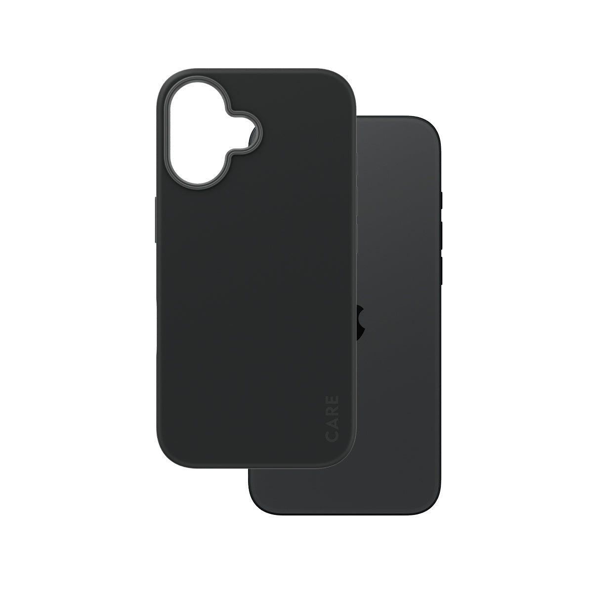 PanzerGlass CARE™ by ® Case Black w. MagSafe iPhone 16 funda para teléfono móvil Negro