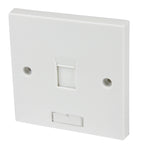 StarTech.com PLATE1WHUK caja de tomacorriente Blanco
