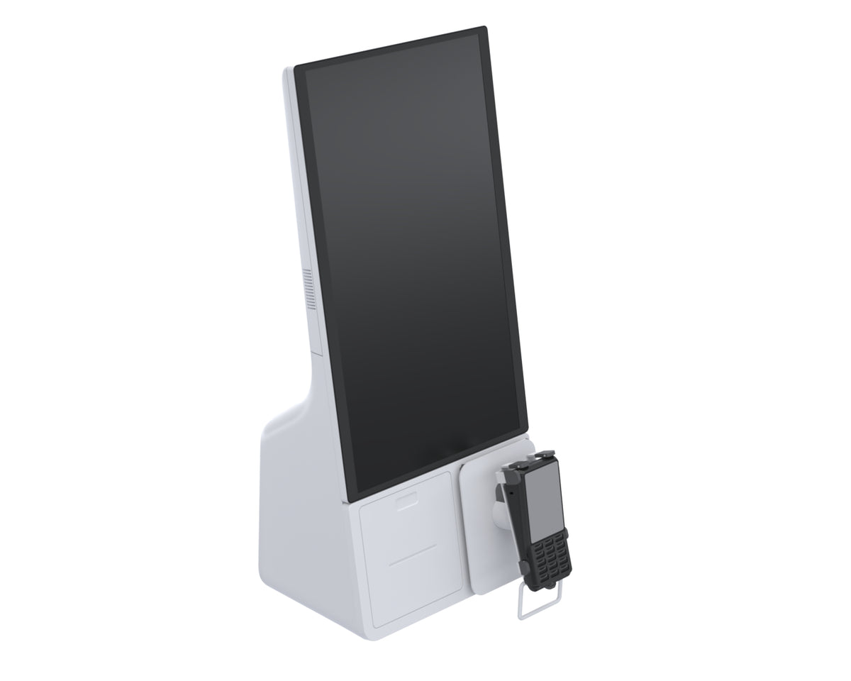 Ergonomic Solutions SpacePole Kiosk SKS001-32 accesorio para terminal de punto de venta Base POS Blanco Metal (3)