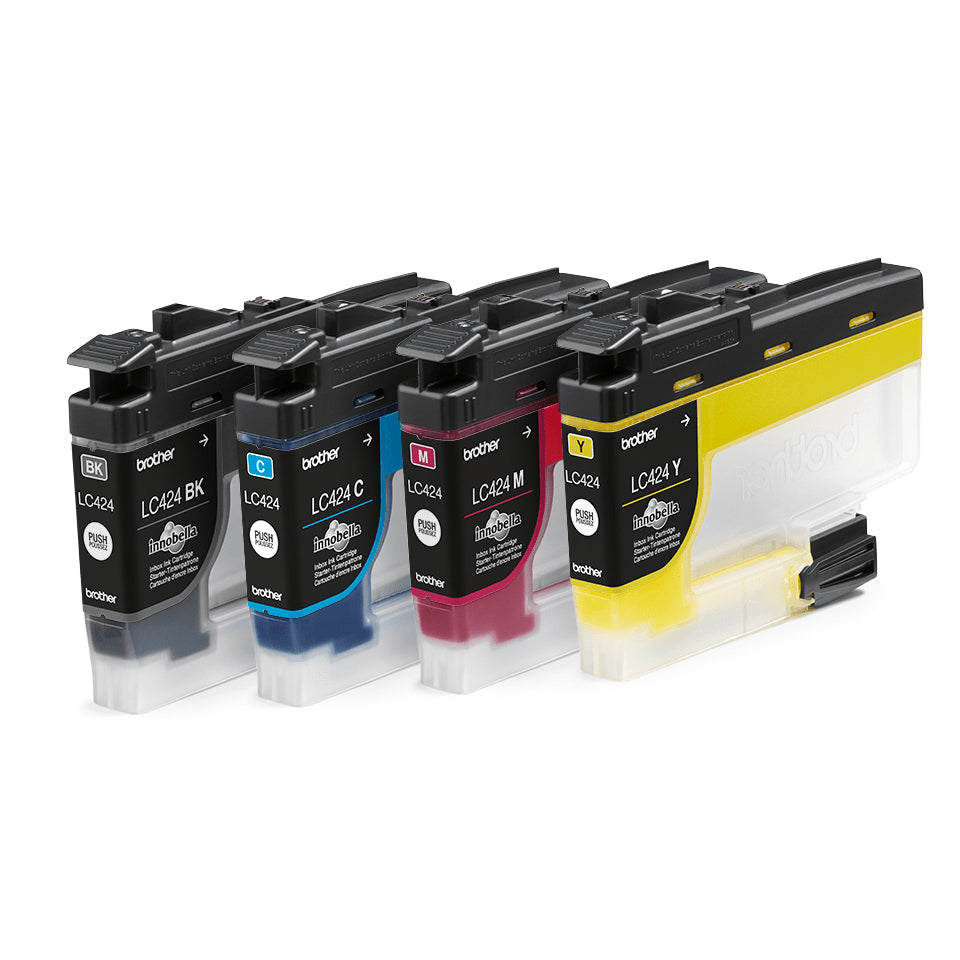 Brother LC424VAL cartucho de tinta 4 pieza(s) Original Negro, Cian, Magenta, Amarillo (3)