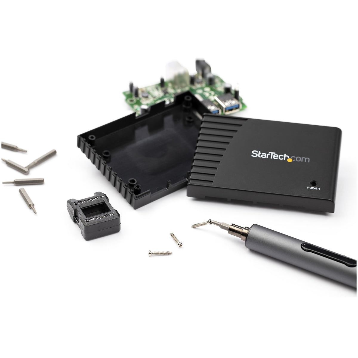 StarTech.com CTK55PCEDRIVE destornillador eléctrico y llave de impacto 110 RPM Plata (6)