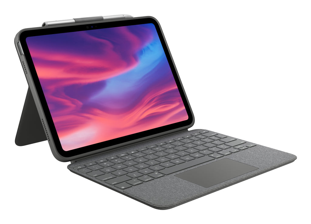 Logitech Combo Touch QWERTY Internacional de EE.UU. Smart Connector Gris (8)