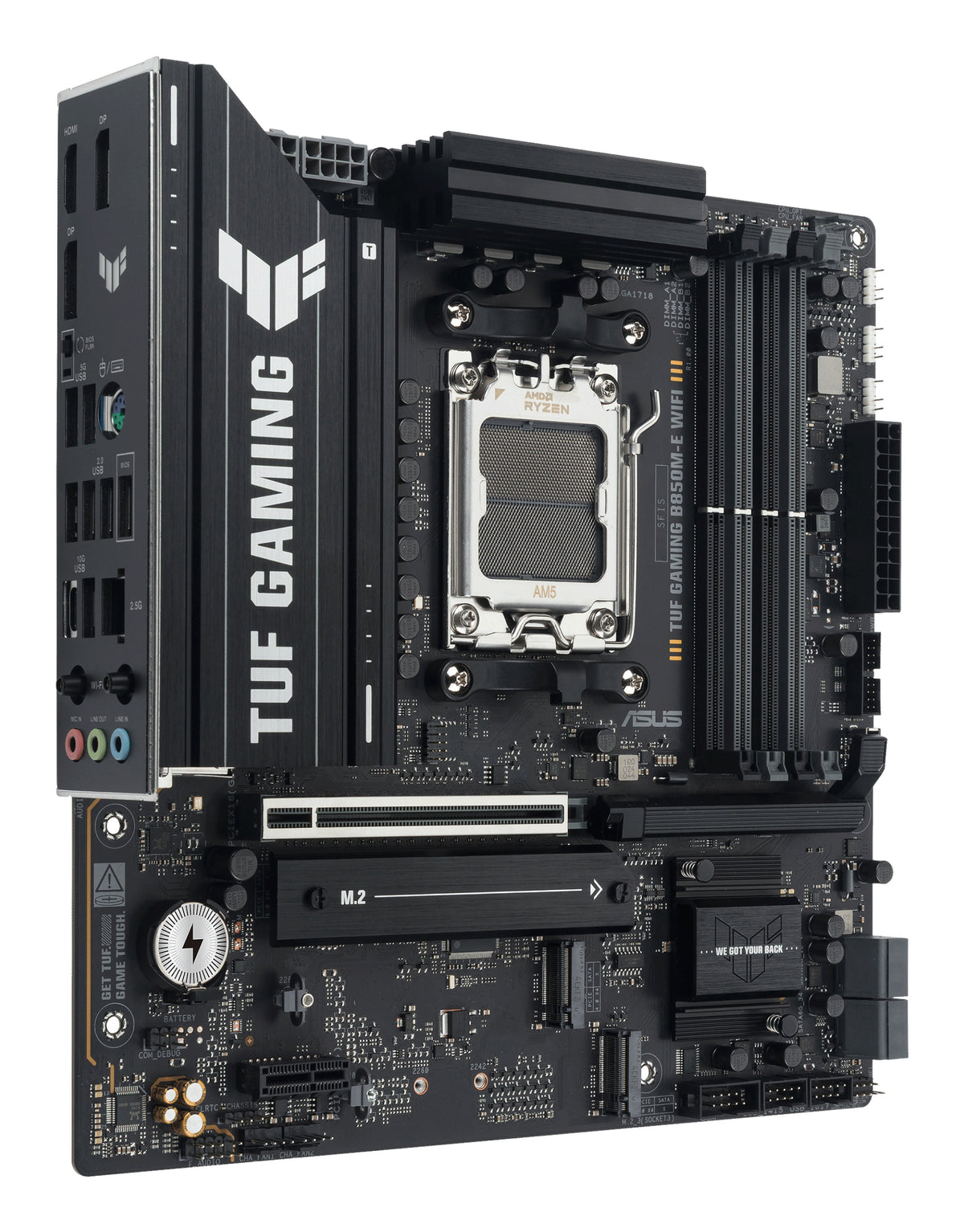 ASUS TUF GAMING B850M-E WIFI AMD B850 Zócalo AM5 micro ATX (5)
