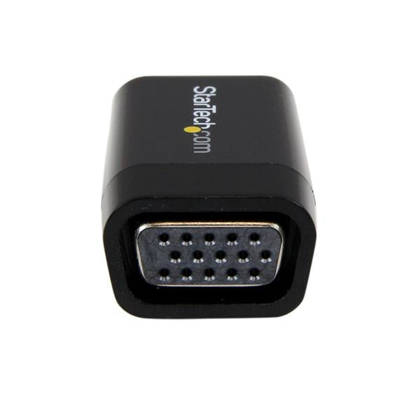 StarTech.com HD2VGAMICRO cambiador de género para cable Negro (4)