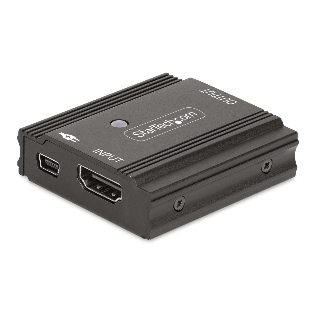 StarTech.com 33FT-8K-HDMI-BOOSTER extensor audio/video Repetidor de señales AV Negro