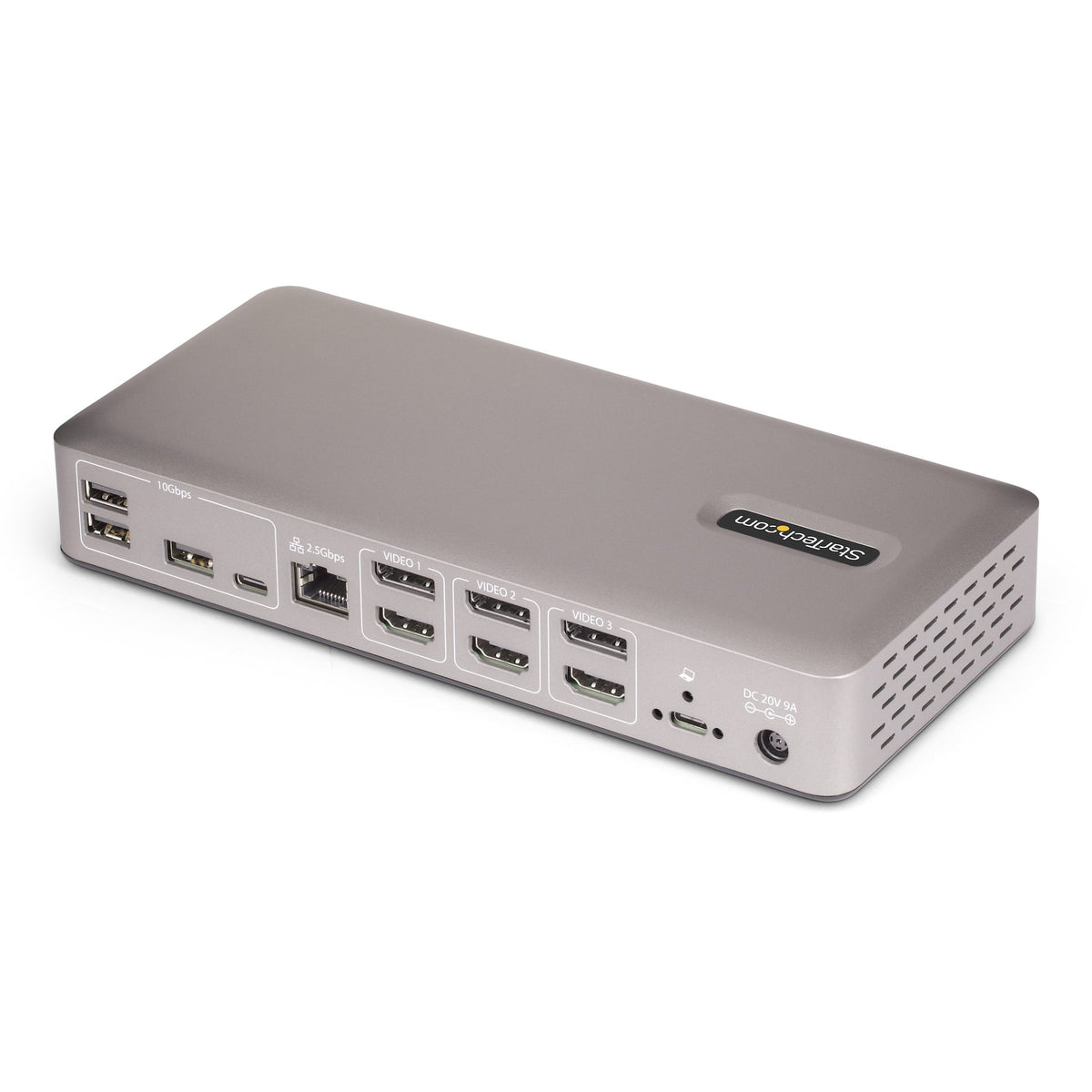 StarTech.com 150UE-USB4DOCKTRIPLE base para portátil y replicador de puertos Alámbrico Gris (2)