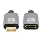 Techly ICOC MUSB322-CMF-010 cable USB USB 3.2 Gen 2 (3.1 Gen 2) 1 m USB C 10 Gbit/s Negro, Gris (4)