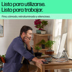 HP 400 Backlit Wired Keyboard teclado Hogar USB Negro (6)