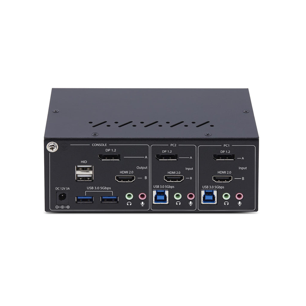 StarTech.com P2ADDH462-KVM-SWITCH interruptor KVM Negro